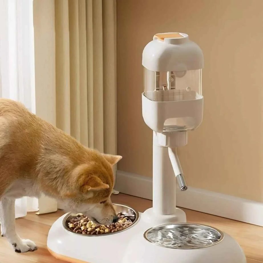 Automatic Dispenser Bowls - Pet Food and Water Station