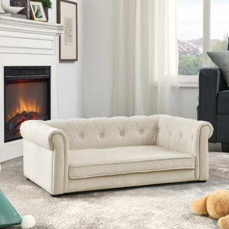 Elegant Rectangular Pet Sofa Bed For Medium And Large Dogs