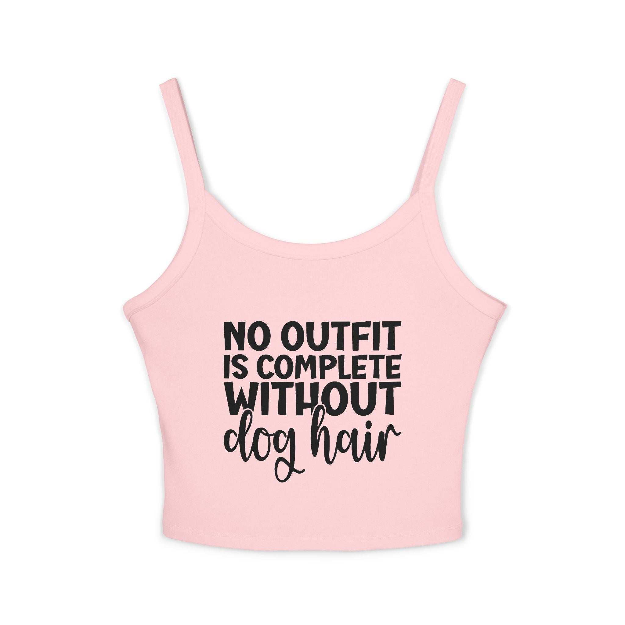 Funny Dog Hair Love Women's Spaghetti Strap Tank Top