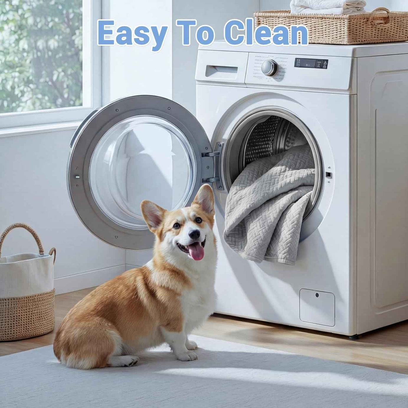 Cooling Human Dog Bed For Adults & Pets - Breathable Floor Lounger