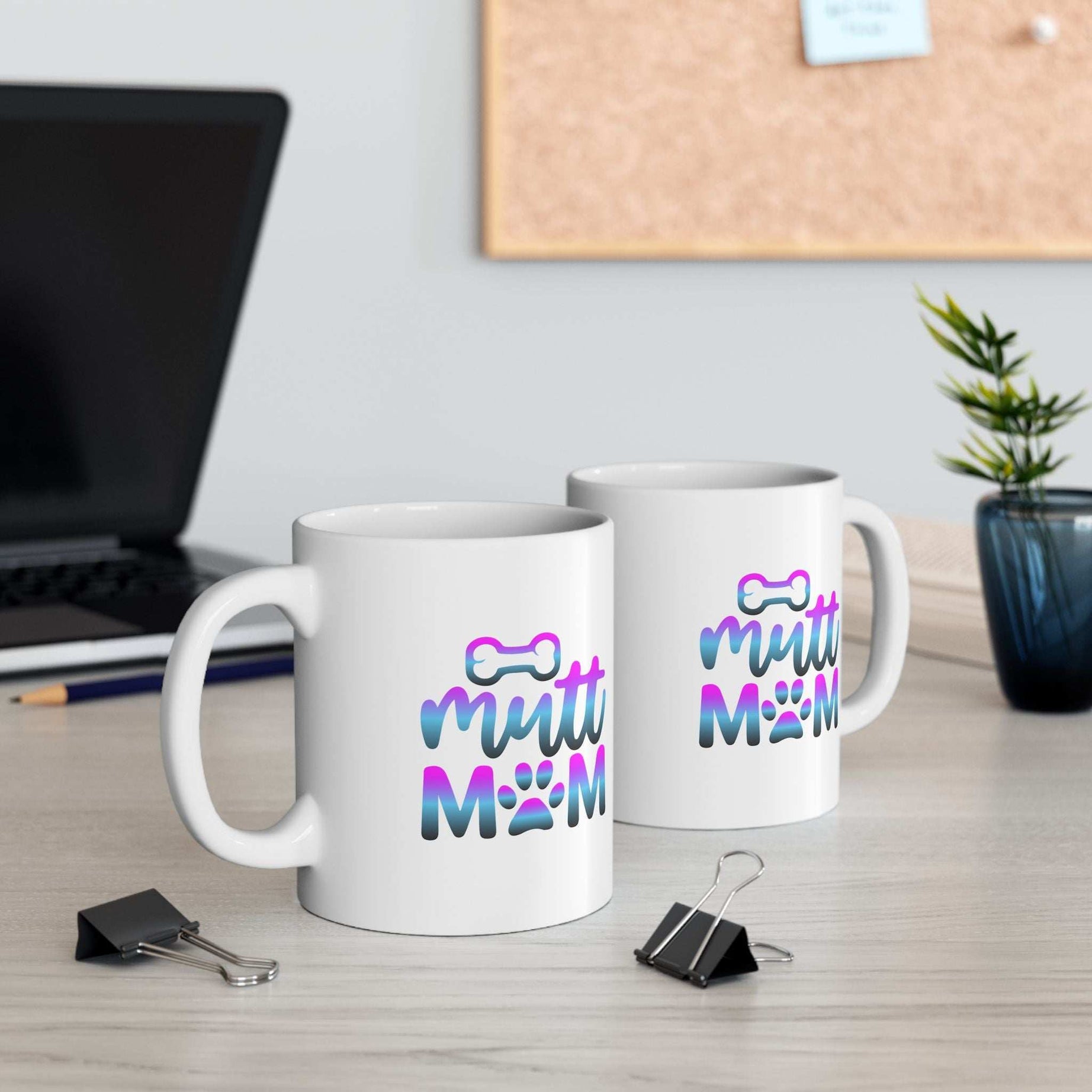 Cute Mutt Mom Ceramic Mug - Ideal Gift for Animal Lovers