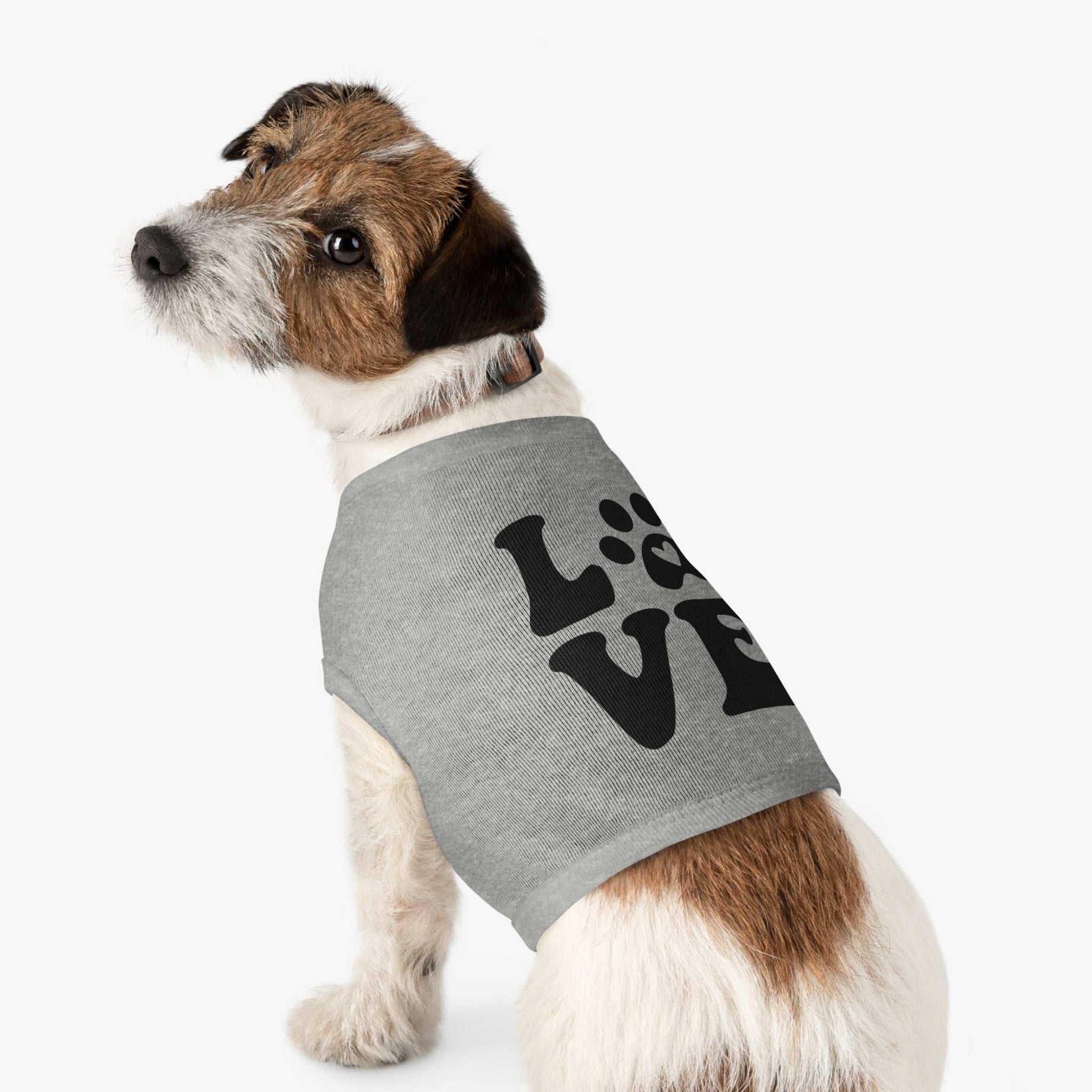 Cute Pet Tank Top - 'Love' Design for Dogs and Cats