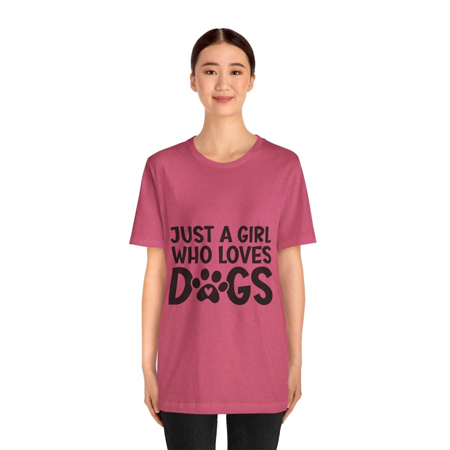 Dog Lover Unisex Tee - Just a Girl Who Loves Dogs