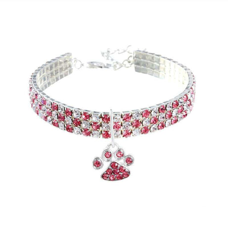 Diamond Mixed Color Dogs And Cats Necklace Ornament Pet Collar