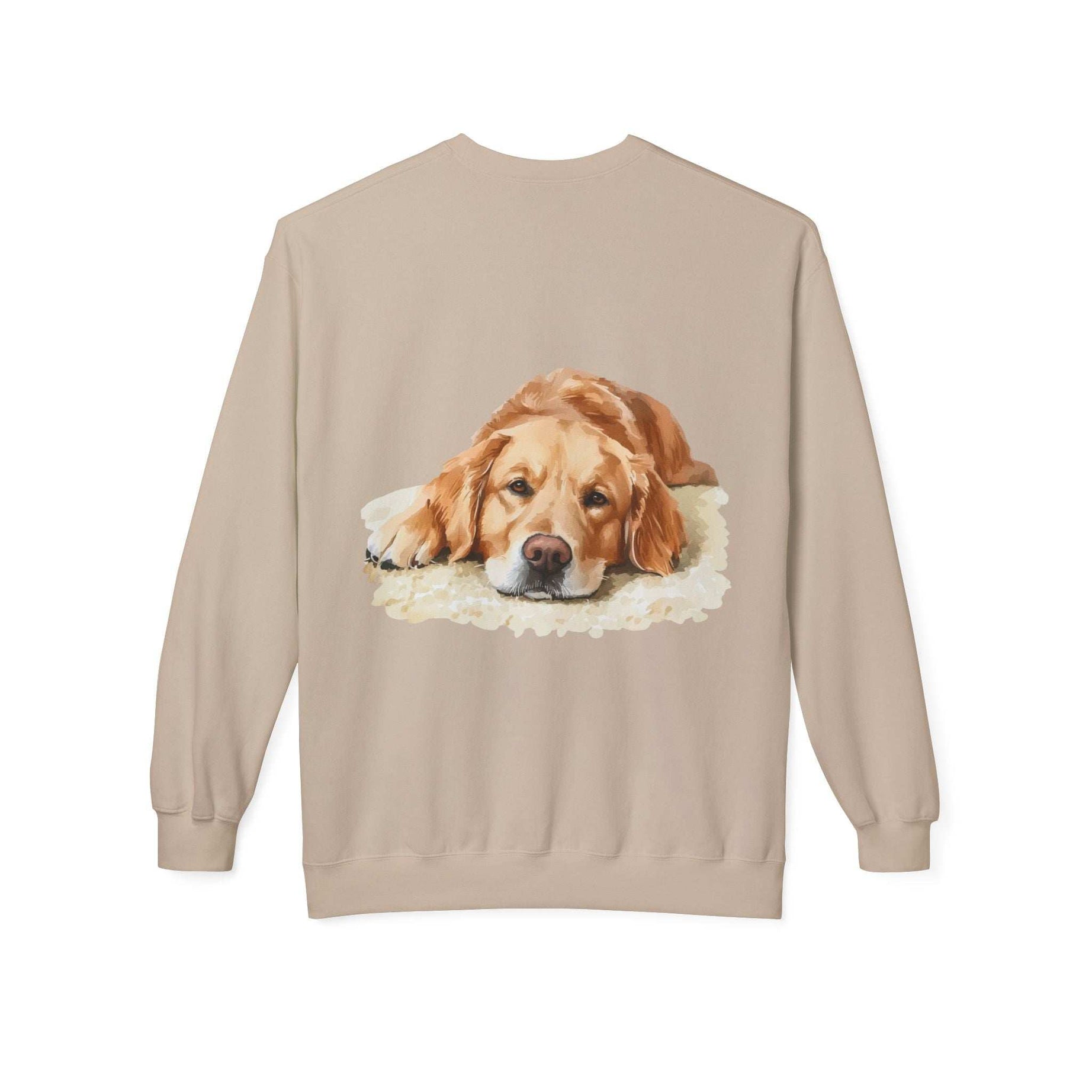 Cozy Golden Retriever Sweatshirt - Naptime Ahead Cloud