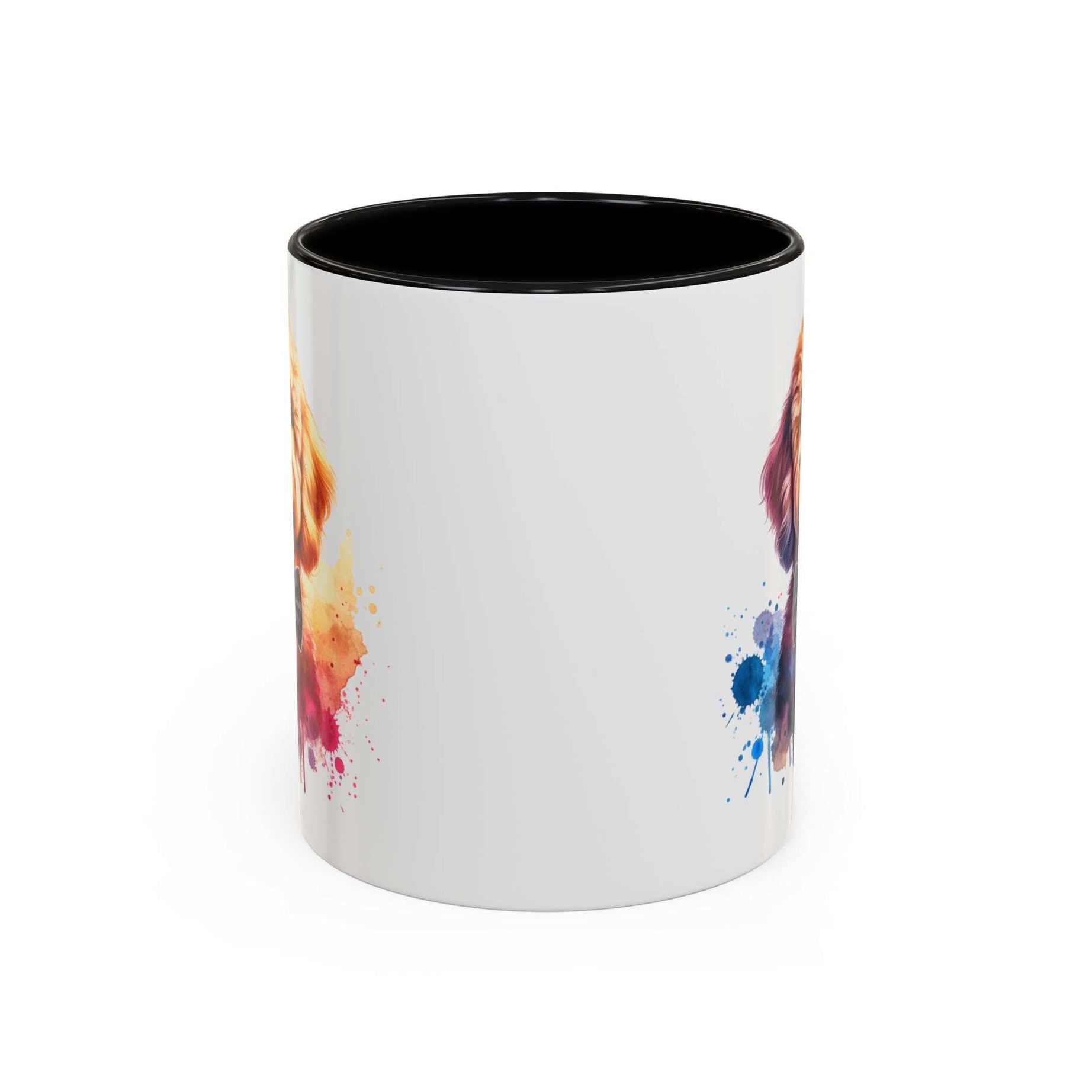 Watercolor Dog Lover Coffee Mug - 11oz & 15oz Accent Mugs for Pet Owners