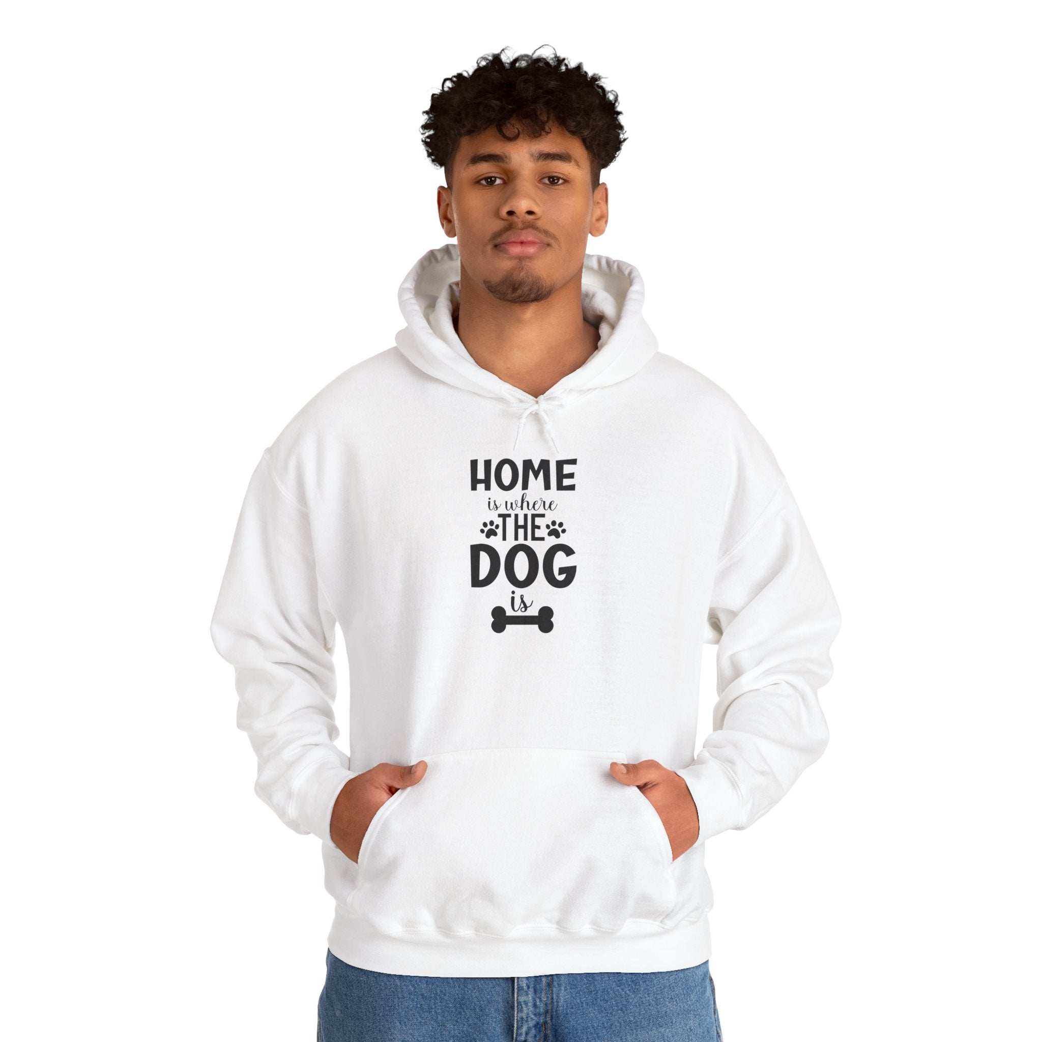 Home is Where the Dog Is - Unisex Heavy Blend™ Hooded Sweatshirt
