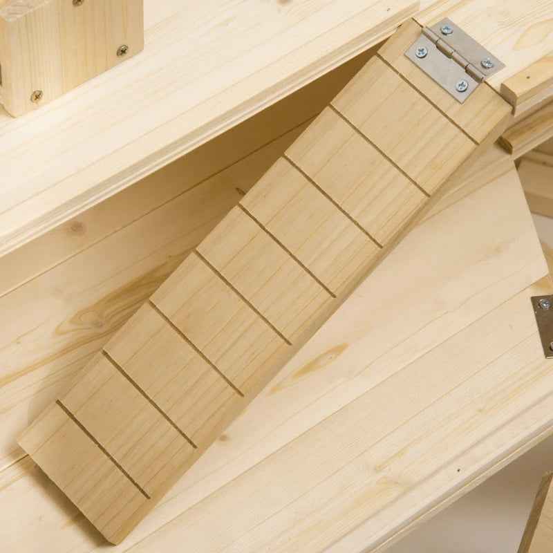 Large Wooden Hamster Cage -  3 Tier Playhouse with Tray
