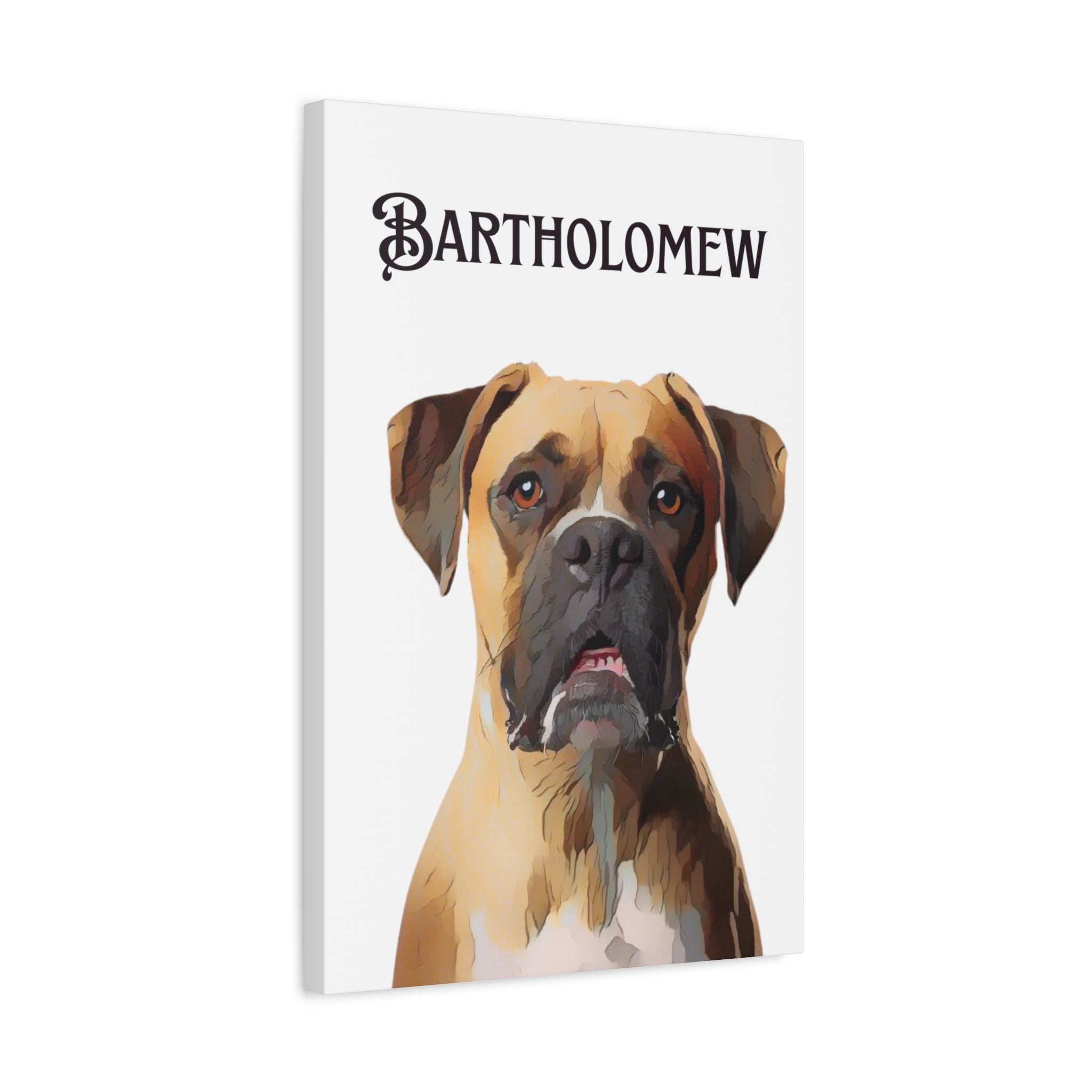 PAW-sonalized White Canvas Print | Upload Photo~Choose size