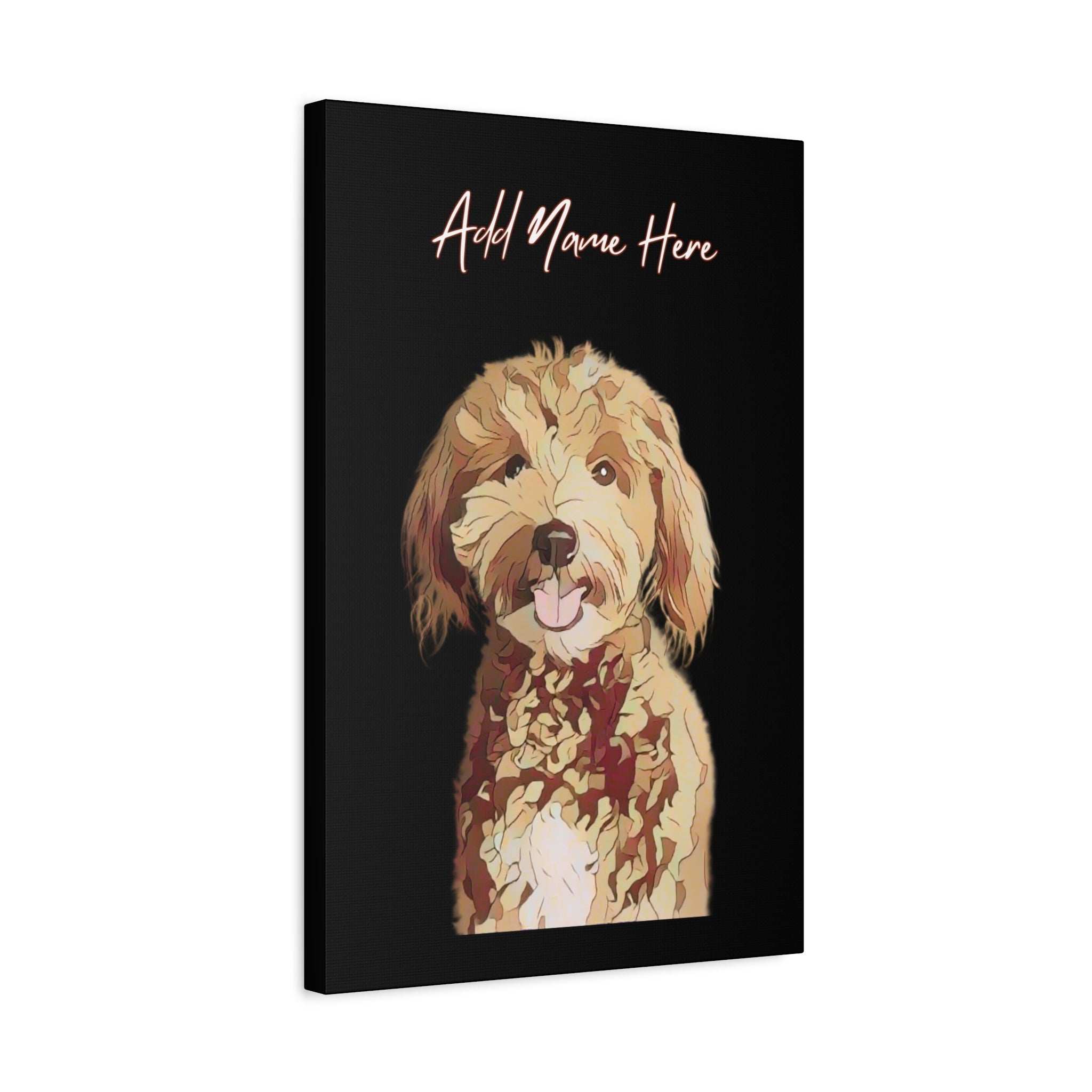 Custom Cartoonify Portrait Canvas - Personalized Art for Pet Lovers