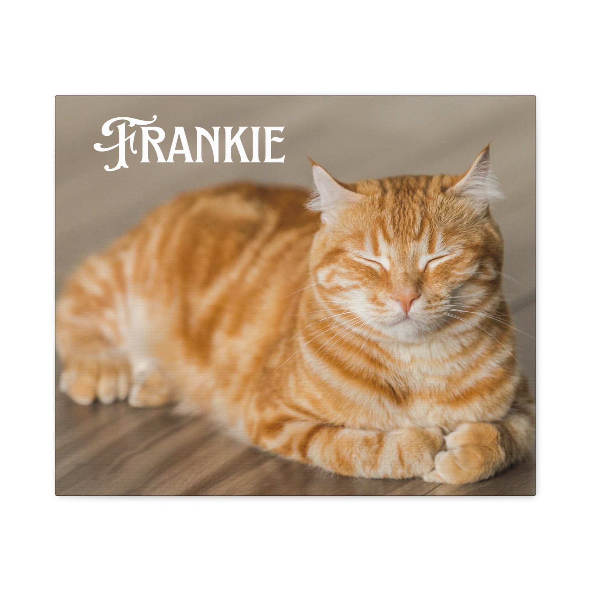 Personalized Landscape Photo Canvas Wall Art - Stretch Framed Print for Pet Lovers