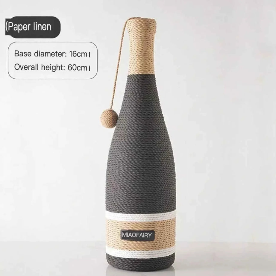 Cat Scratching Posts - Champagne Bottle Style