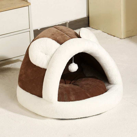Pet Tent Cave Bed For Cats Small Dogs - Comfortable Pet Sleeping Bed