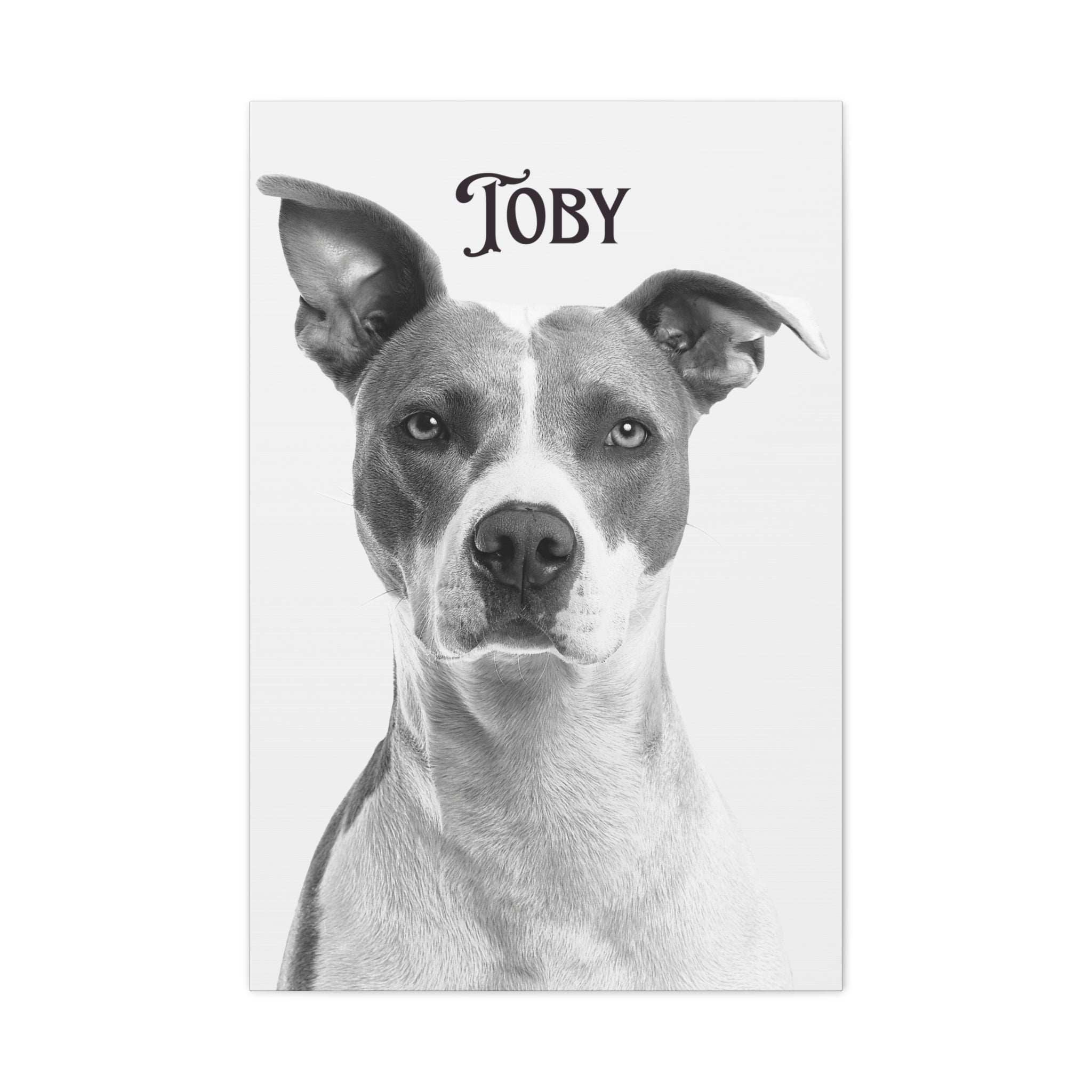 Custom Portrait Photo Canvas Print - Stretched Wall Art for Pet Lovers