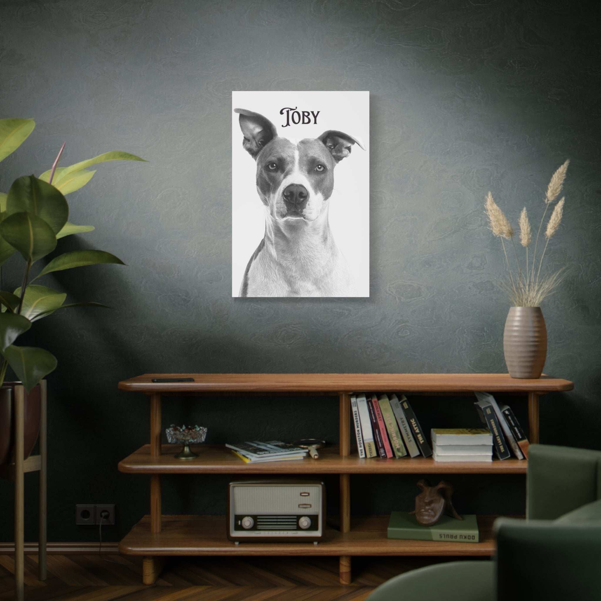 Custom Portrait Photo Canvas Print - Stretched Wall Art for Pet Lovers