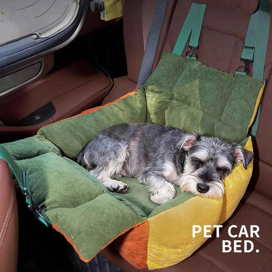 Pet Car Seat Bed - Comfortable & Secure