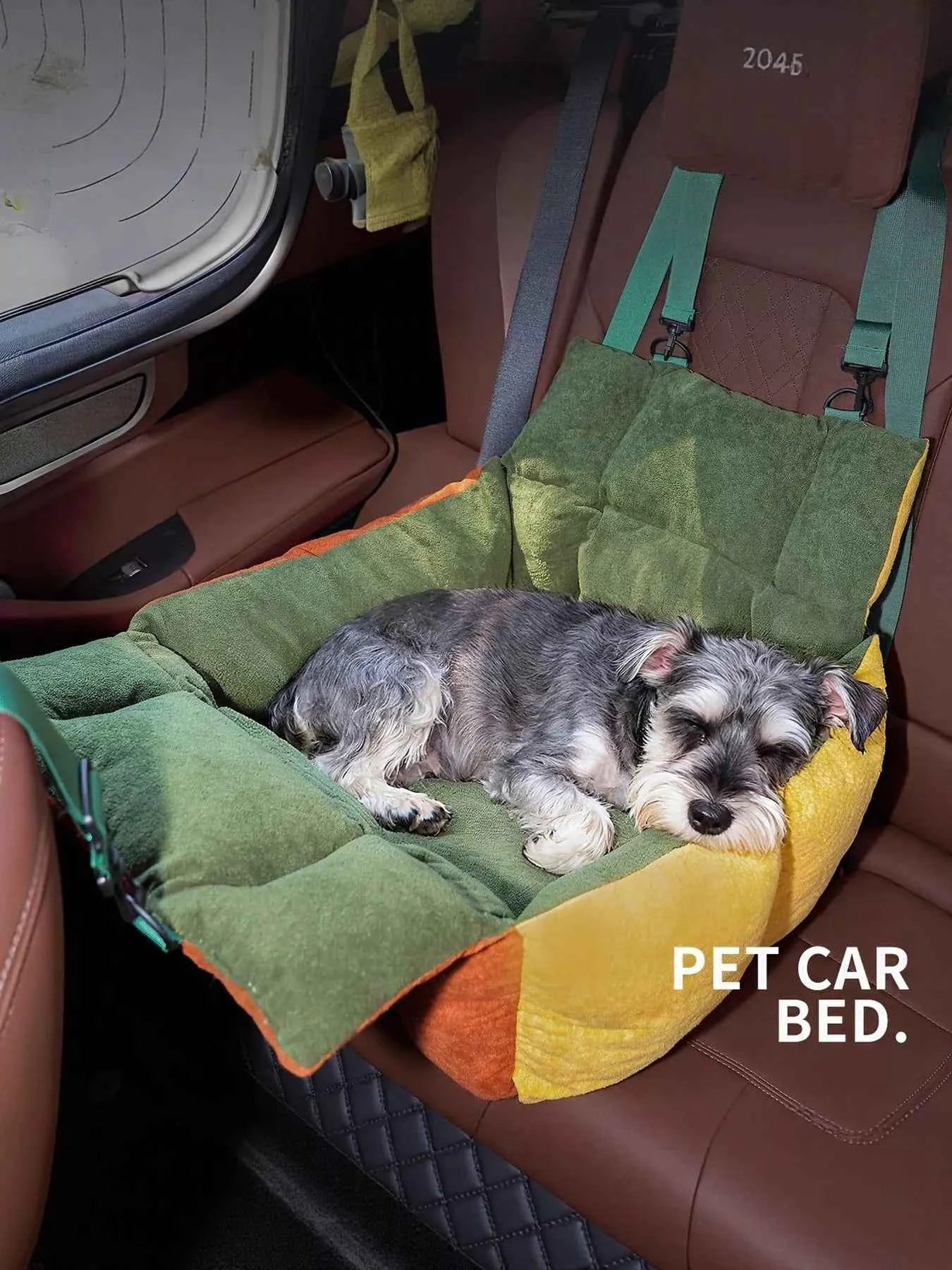 Pet Car Seat Bed - Comfortable & Secure