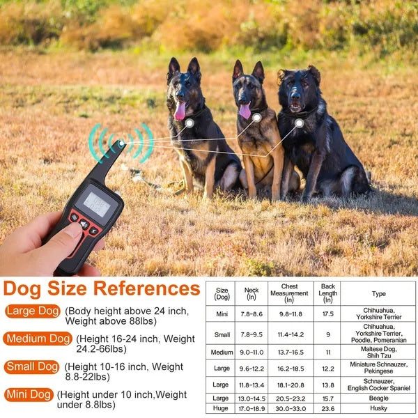 Pro Range Trainer - 3280FT Waterproof Dog Training Collar