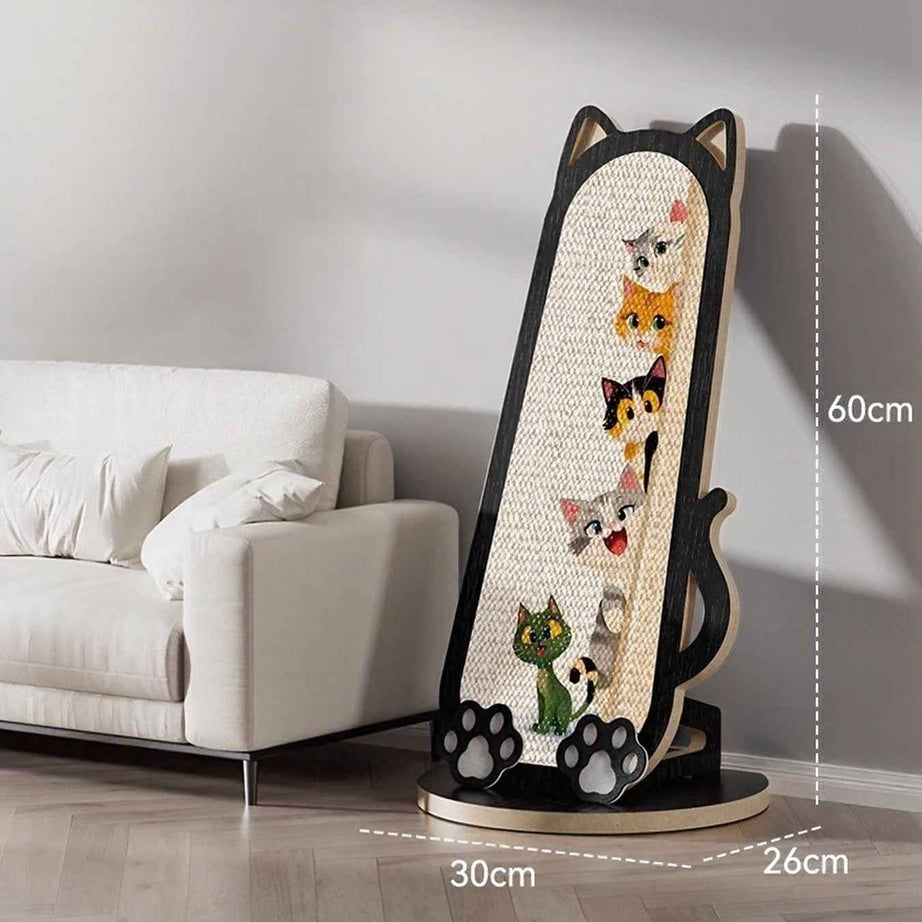 Cat Scratching Post Cat-Shaped - Sisal 8 Style Designs
