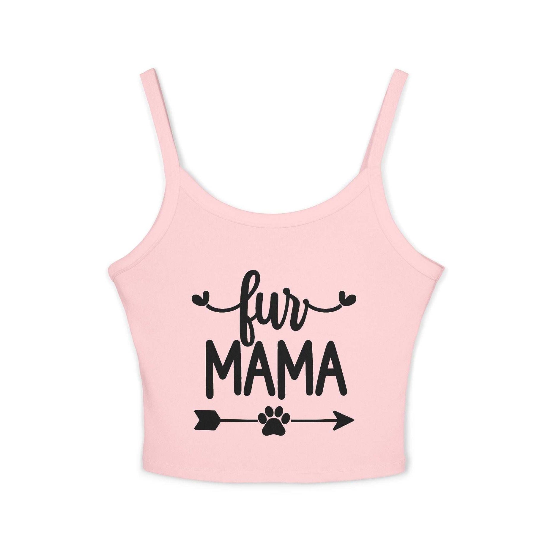 Fur Mama Spaghetti Strap Tank Top - Perfect for Dog Moms