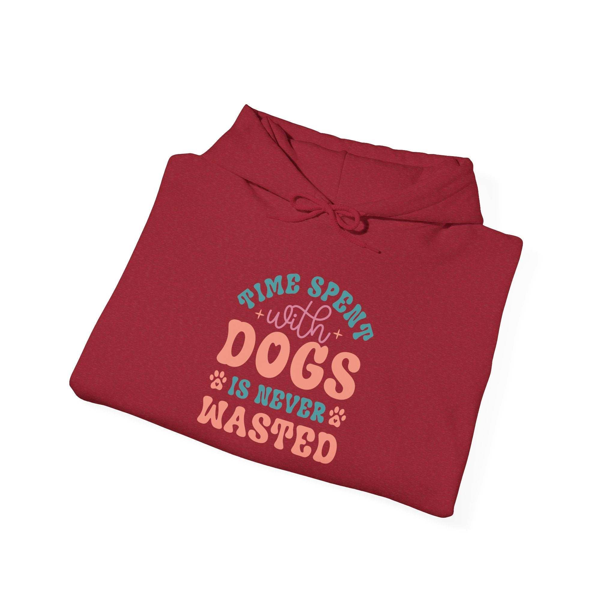 Time Spent with Dogs Hoodie - Perfect for Dog Lovers