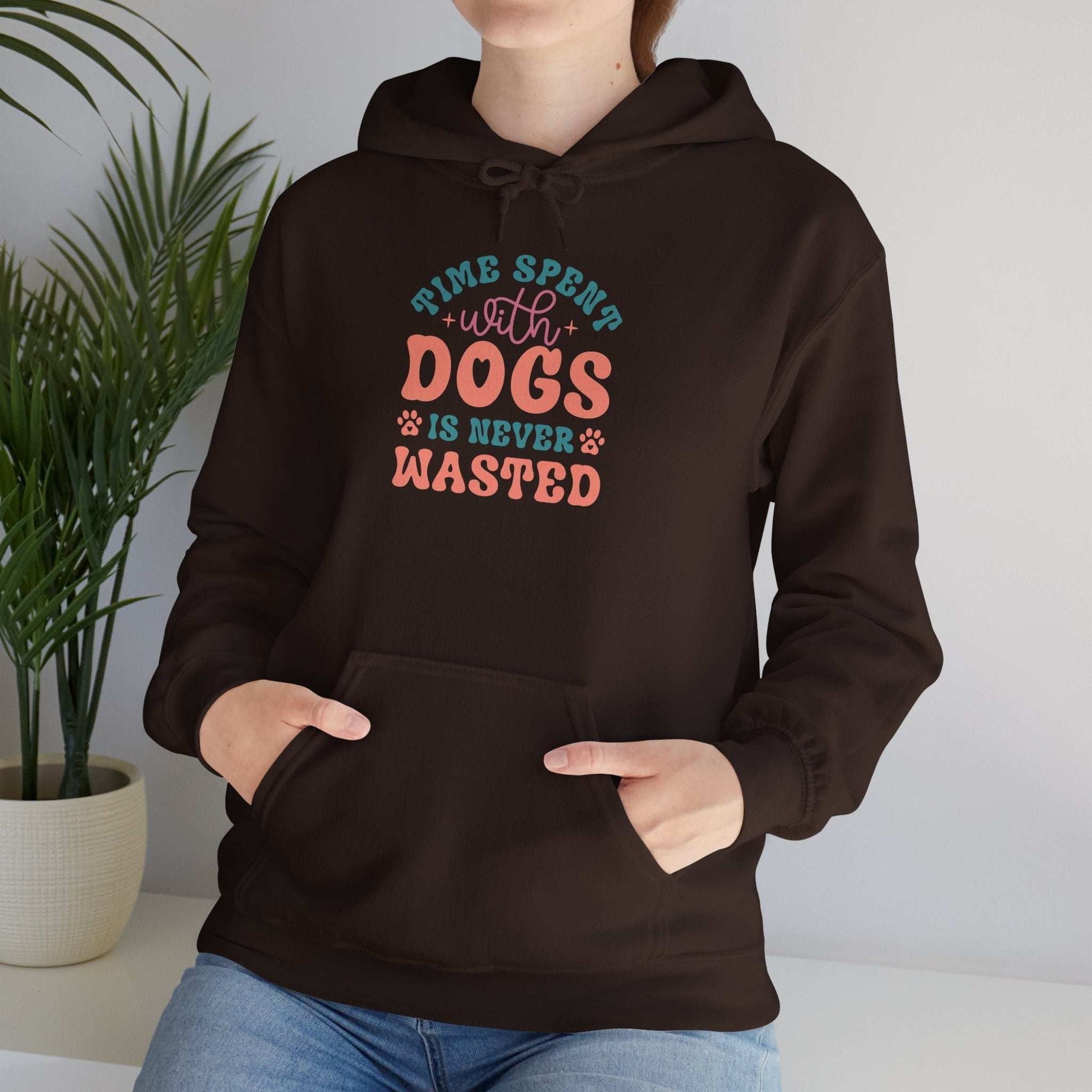 Time Spent with Dogs Hoodie - Perfect for Dog Lovers