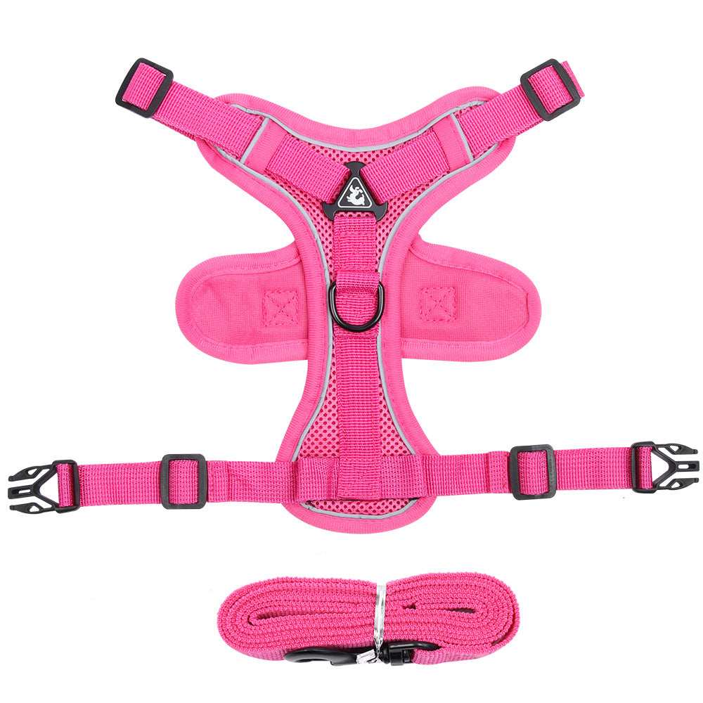 Fully Adjustable Cat Vest Pet Harness with Matching Leash
