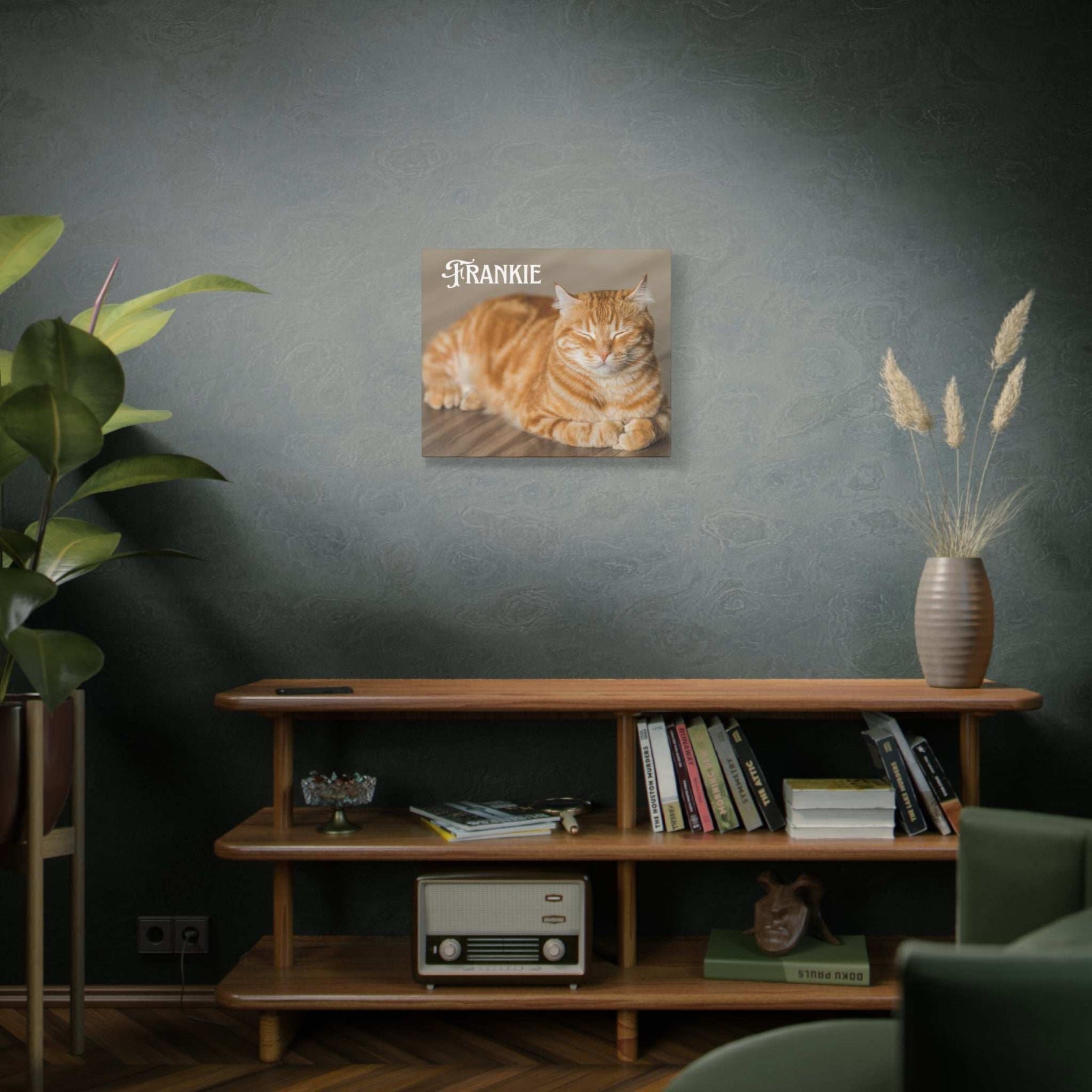 Personalized Landscape Photo Canvas Wall Art - Stretch Framed Print for Pet Lovers
