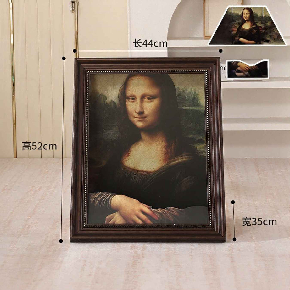 Cat House Artistic Frame - Famous Painting Cardboard Hideaway