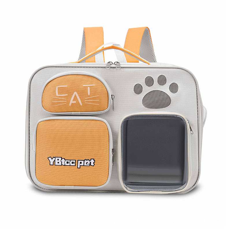 Pet Messenger Bag Carrier - Portable Shoulder Bag for Cats Dogs
