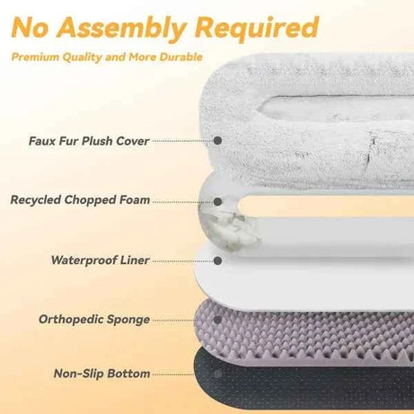 Human Dog Bed - Large Size Fits You And Pets