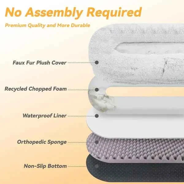 Human Dog Bed - Large Size Fits You And Pets
