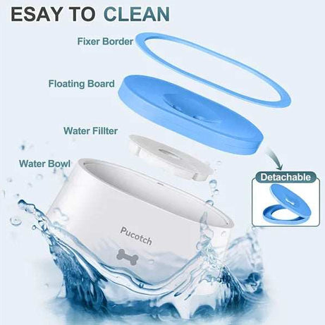 No Spill Dog Water Bowl - 2L Large