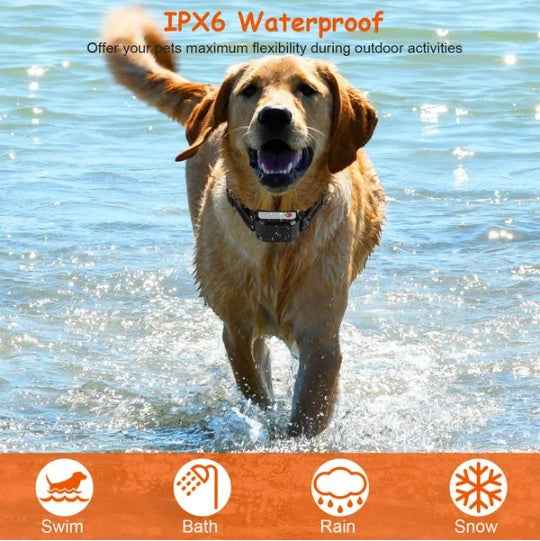 Dog Wireless Fence + Training Collar - 990ft Range Waterproof