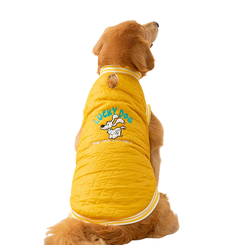 Lucky Dog Quilted Vest - Large Breed Winter Coat