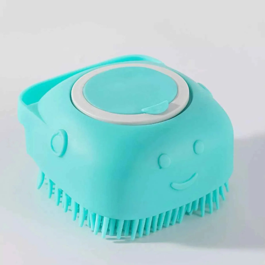 Pet Bath Brush - Cute Cartoon Silicone