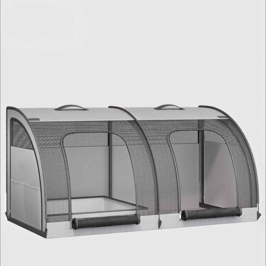 Pet Car Cage Collapsible - Breathable Oxford Travel Crate