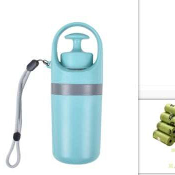 Portable Dog Pooper Scooper - Built-in Bag Dispenser