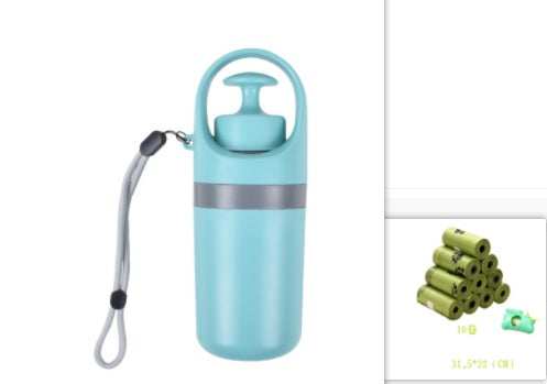 Portable Dog Pooper Scooper - Built-in Bag Dispenser