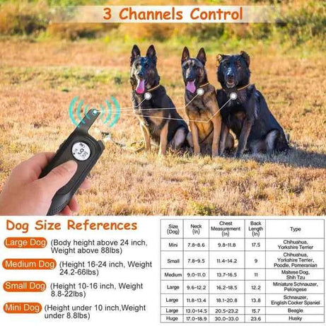 Dog Training Collar Remote - 984FT Waterproof with Keypad Lock