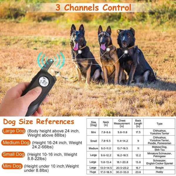 Dog Training Collar Remote - 984FT Waterproof with Keypad Lock