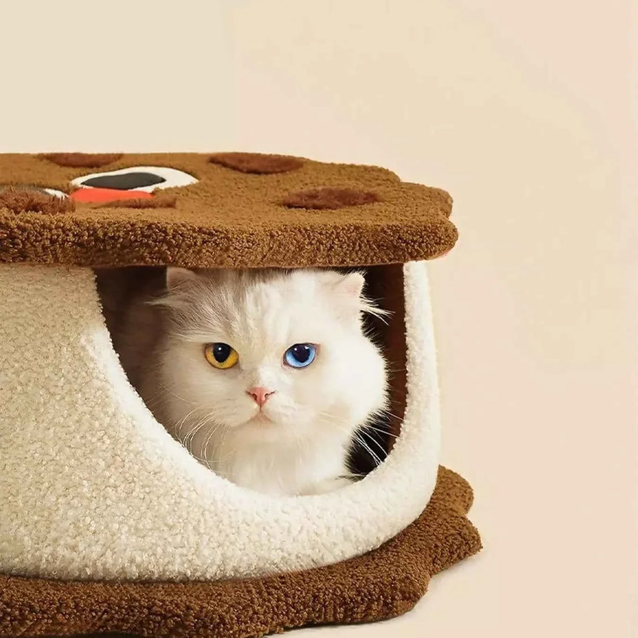 Biscuit Style Pet Nest - Removable Top Section