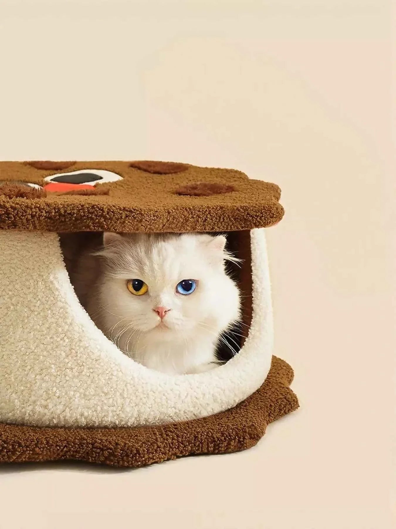 Biscuit Style Pet Nest - Removable Top Section