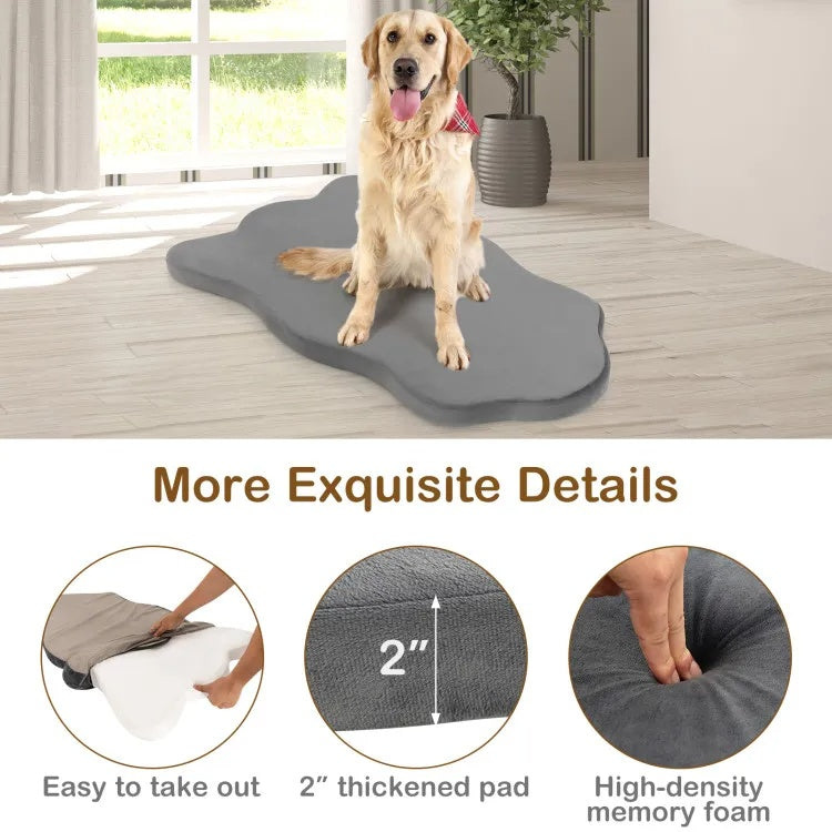 Large Dog Orthopedic Bed - Memory Foam with Washable Cover
