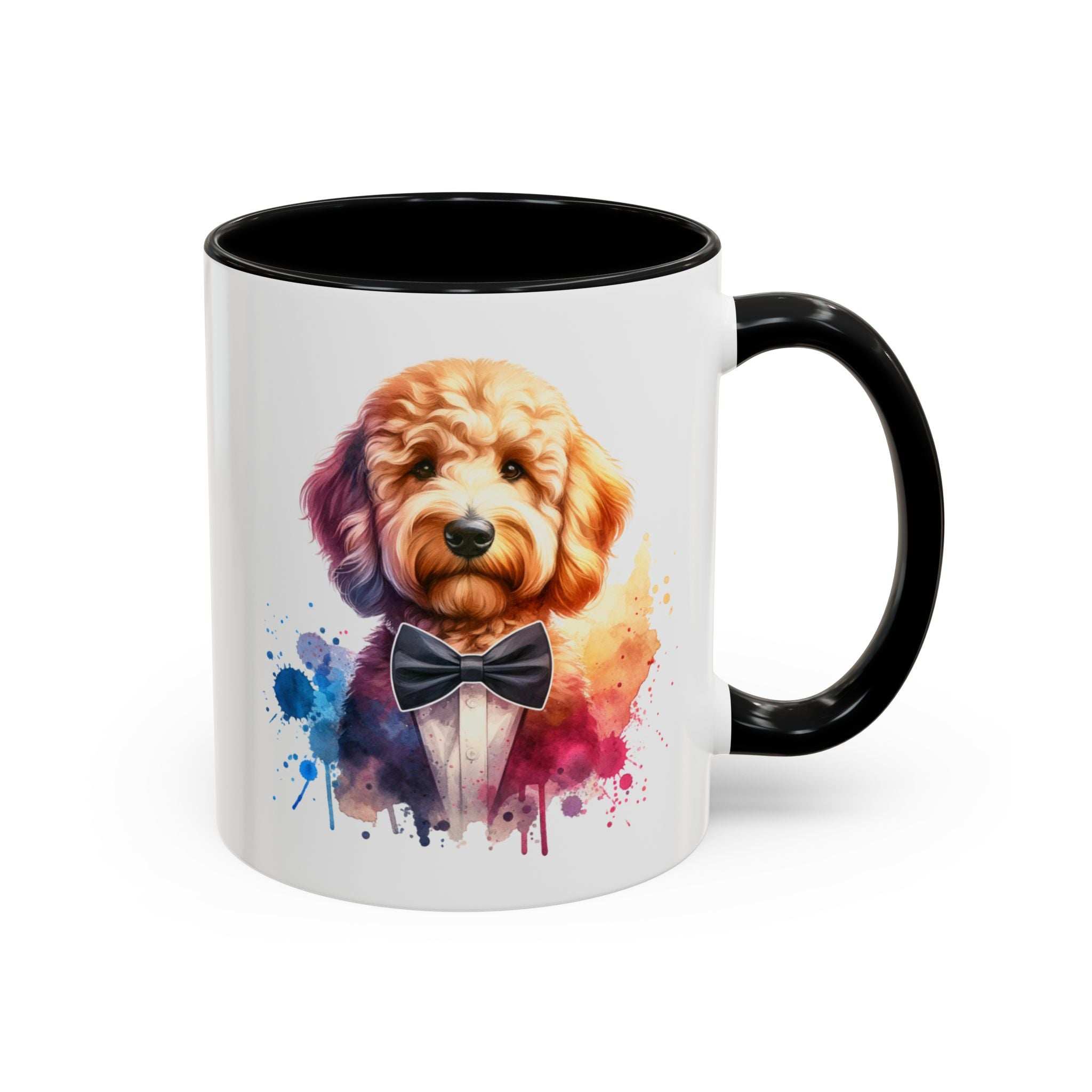 Watercolor Dog Lover Coffee Mug - 11oz & 15oz Accent Mugs for Pet Owners