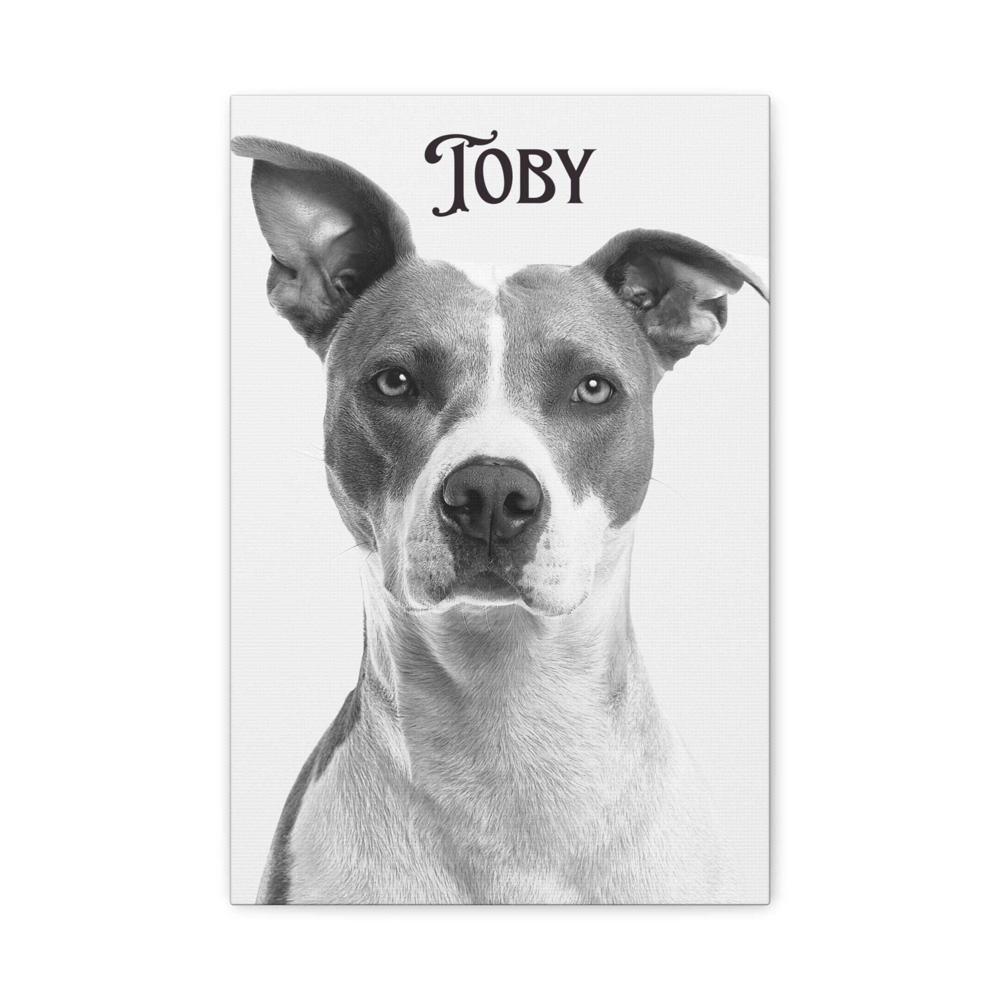 Custom Portrait Photo Canvas Print - Stretched Wall Art for Pet Lovers