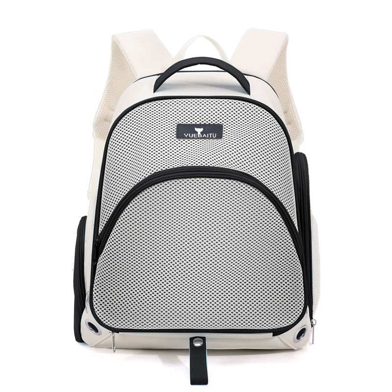 Double Shoulder Backpack Cat Bag Portable Foldable Pet Carrier