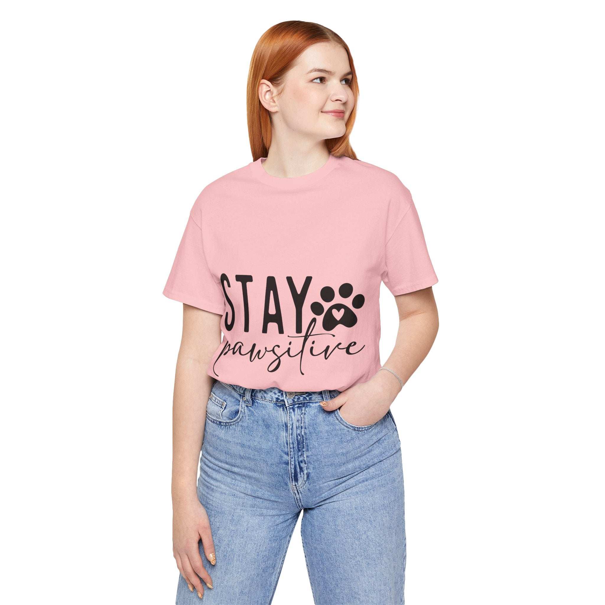 Stay Pawsitive Unisex Tee
