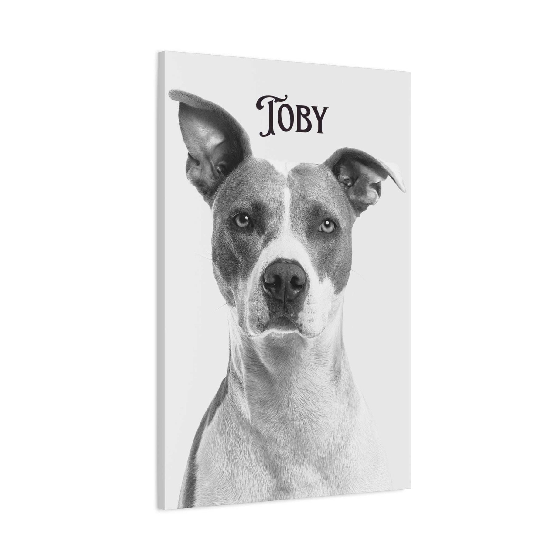 Custom Portrait Photo Canvas Print - Stretched Wall Art for Pet Lovers