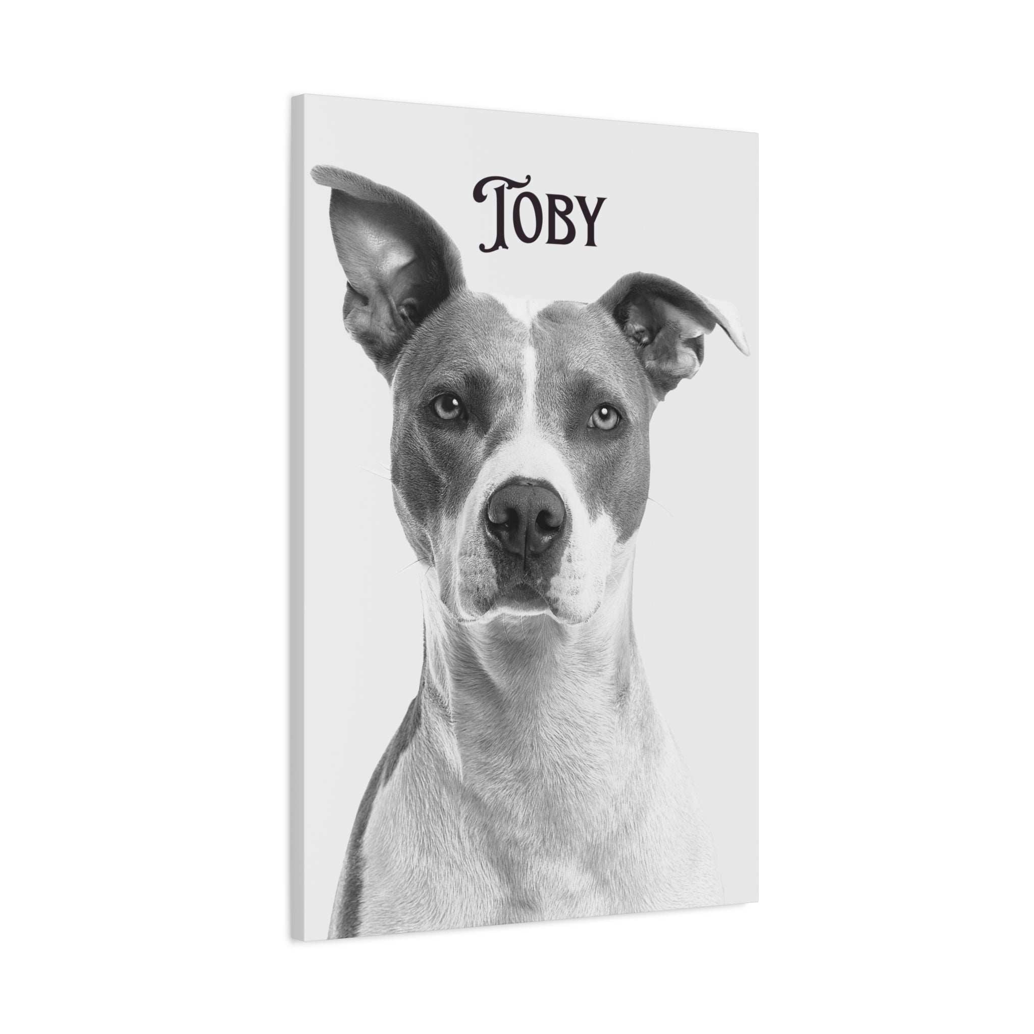 Custom Portrait Photo Canvas Print - Stretched Wall Art for Pet Lovers